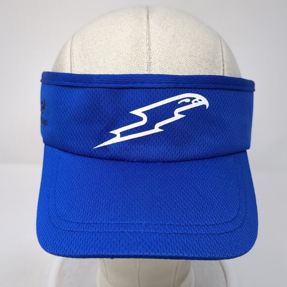 Headsweats Golf Sun Visor Cap Blue One Size Stretchable Embroidered Polyester - Picture 2 of 9
